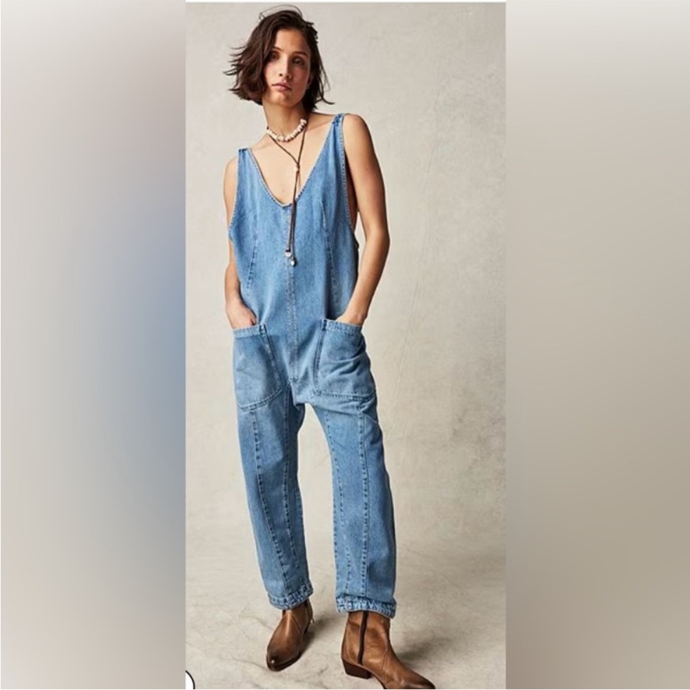 Free People We The Free High Roller Overalls jumpsuit